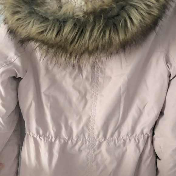 Abercrombie & Fitch Sherpa Military Parka - Powder Pink - Picture 5 of 5
